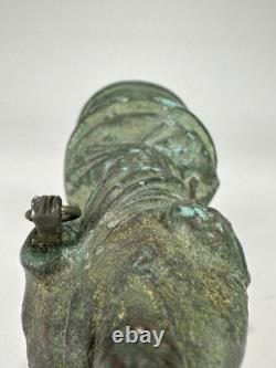 Ancienne statuette en bronze statue sculpture art okimono cuivre japonais