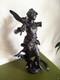 Ancienne Statuette En R&eacute;gule Sign&eacute; Louis Moreau 38,5 Cm Art Nouveau -&Agrave; Restaurer