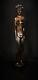Ancienne Vintage Grande Sculpture Malgache En Bois De Palissandre Fait Main