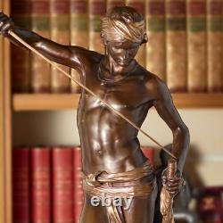 Anthonin Mercié. Bronze ancien Barbedienne.''David et Goliath'' 71 cm