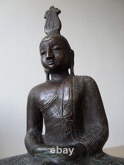 Antique Ancien Bronze BUDDHA BOUDDHA Ceylan Sri Lanka