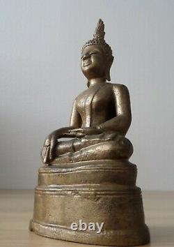Antique Ancien Bronze BUDDHA BOUDDHA Siam Thaïlande Thailand Laos