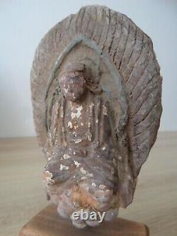 Antique Ancien Terracotta BUDDHA BOUDDHA Chinois Chine