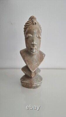 Antique Sculpture statue stone Africa woman statuette pierre ancienne Afrique