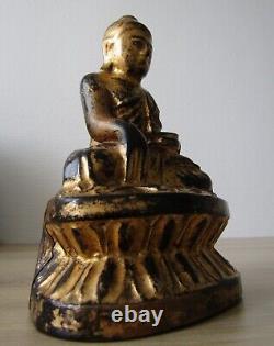 Antique ancien Burmese wooden BUDDHA Mandalay BOUDDHA bois Birman Birmanie