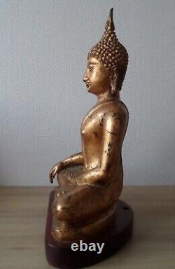 Antique ancien Sukhothai bronze Thai BUDDHA BOUDDHA thaïlande