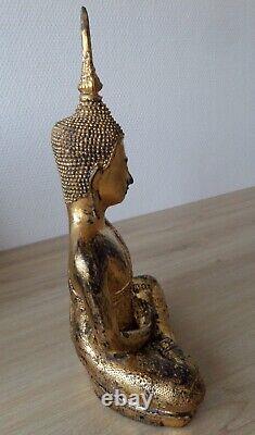 Antique ancien bronze Thai BUDDHA BOUDDHA Siam Thaïlande