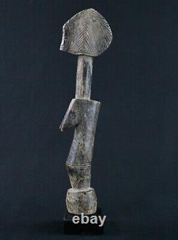 Art Africain African Doll Tribal Arte Ancienne Poupée Mossi sur Socle 31 Cms