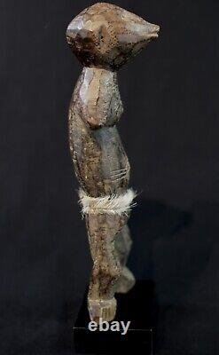 Art Africain Afrique Ancienne Statue Rituelle Losso Socle Nord Togo 36 Cms