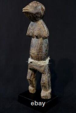 Art Africain Afrique Ancienne Statue Rituelle Losso Socle Nord Togo 36 Cms