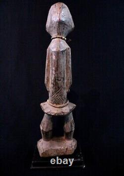 Art Africain Afrique Ancienne Statue Rituelle Losso Socle Nord Togo 39 Cms