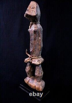 Art Africain Afrique Ancienne Statue Rituelle Losso Socle Nord Togo 39 Cms