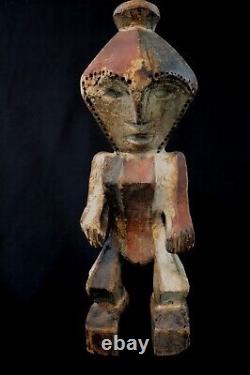 Art Africain Afrique Tribal Classique Ancienne Statue Kela Cubiste RDC 34 Cms