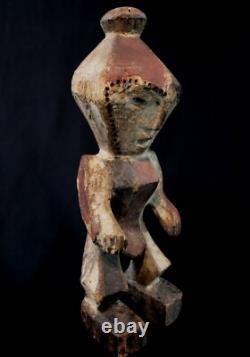 Art Africain Afrique Tribal Classique Ancienne Statue Kela Cubiste RDC 34 Cms
