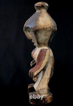 Art Africain Afrique Tribal Classique Ancienne Statue Kela Cubiste RDC 34 Cms