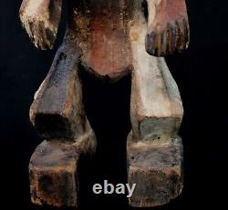 Art Africain Afrique Tribal Classique Ancienne Statue Kela Cubiste RDC 34 Cms