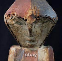 Art Africain Afrique Tribal Classique Ancienne Statue Kela Cubiste RDC 34 Cms