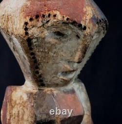 Art Africain Afrique Tribal Classique Ancienne Statue Kela Cubiste RDC 34 Cms