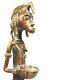 Art Africain Ancien Bronze Senoufo Dramatique Porteuse De Coupe 19 Cms ++