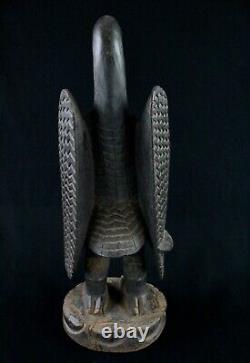 Art Africain Ancien Kalao Calao Oiseau Senoufo Senufo Hornbill 56 Cms ++++++