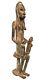 Art Africain Ancienne Maternité En Bronze Dogon Jumeaux Mali 25,5 Cms