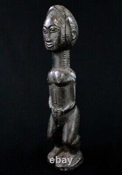 Art Africain Ancienne Statue Epouse Mystique Blolo Bla Baoulé Baule 27 Cms