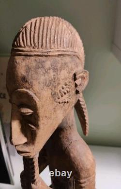 Art Africain /Art Premier Sculpture /Statue Baoulé ancienne /Cote D' Ivoire