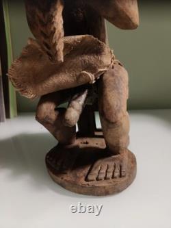 Art Africain /Art Premier Sculpture /Statue Baoulé ancienne /Cote D' Ivoire