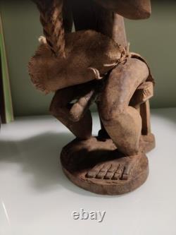 Art Africain /Art Premier Sculpture /Statue Baoulé ancienne /Cote D' Ivoire