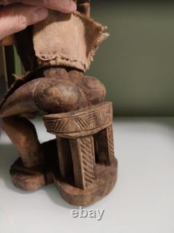 Art Africain /Art Premier Sculpture /Statue Baoulé ancienne /Cote D' Ivoire