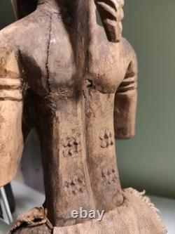 Art Africain /Art Premier Sculpture /Statue Baoulé ancienne /Cote D' Ivoire