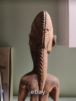 Art Africain /Art Premier Sculpture /Statue Baoulé ancienne /Cote D' Ivoire