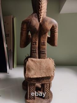 Art Africain /Art Premier Sculpture /Statue Baoulé ancienne /Cote D' Ivoire