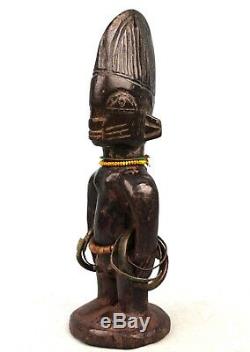 Art Africain Arts Premiers Ancien Fétiche Ibeji Ibedji Yoruba Nigéria 25 Cms