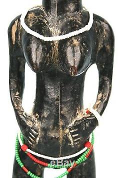 Art Africain Très Ancien Fétiche d'Adoration Agni Anyi Côte d'ivoire 35 Cms