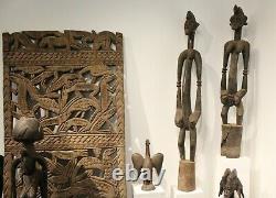 Art Africain Tribal Ancien Oiseau Ethnie Fon African wooden Bird 35 Cms ++