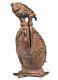 Art Africain Tribal Ancienne Figurine En Bronze & Pierre Dogon 15,5 Cms ++++