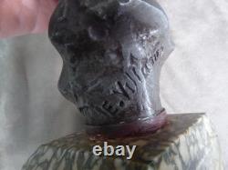 BEAU BUSTE ancien en régule. Signée Emmanuel Villanis