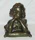 Buste Petite Fille Bronze Ancien Sculpture Enfant / Little Girl Bust