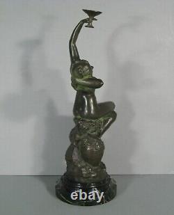 Bacchante Femme Sculpture Ancienne Signée Charles Raphaël Peyre Bacchus Vin