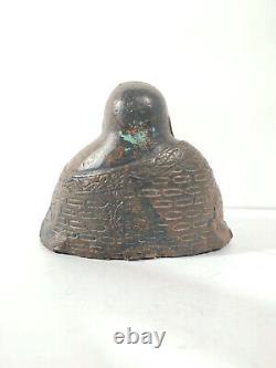 Bouddha Budai en Bronze / 1368-1644 Chine Ming / Statue Sculpture Chinois Ancien