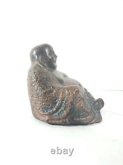 Bouddha Budai en Bronze / 1368-1644 Chine Ming / Statue Sculpture Chinois Ancien
