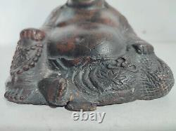 Bouddha Budai en Bronze / 1368-1644 Chine Ming / Statue Sculpture Chinois Ancien