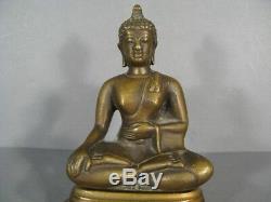 Bouddha En Bronze / Sculpture Bronze Bouddha / Bouddha Ancien Fleur De Lotus