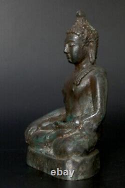 Bouddha ancien bronze Chiang Saen antique Buddha Thailande birmanie burma asie