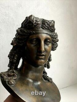 Bronze Ancien Buste estampillée par A Collias