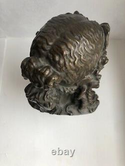 Bronze Ancien Buste estampillée par A Collias