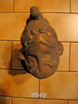 Bronze Buste Dieu Mythologie Grecque Zeus Statue Ancienne De Caractere
