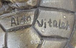 Bronze Statue De Satyre Musée Réplique Article Ancien Grec Mythologie Figurine