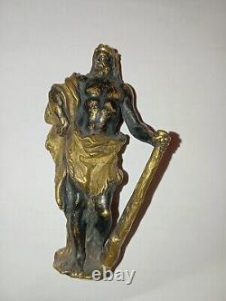 Bronze ancien Hercule antique circa 17e/18e